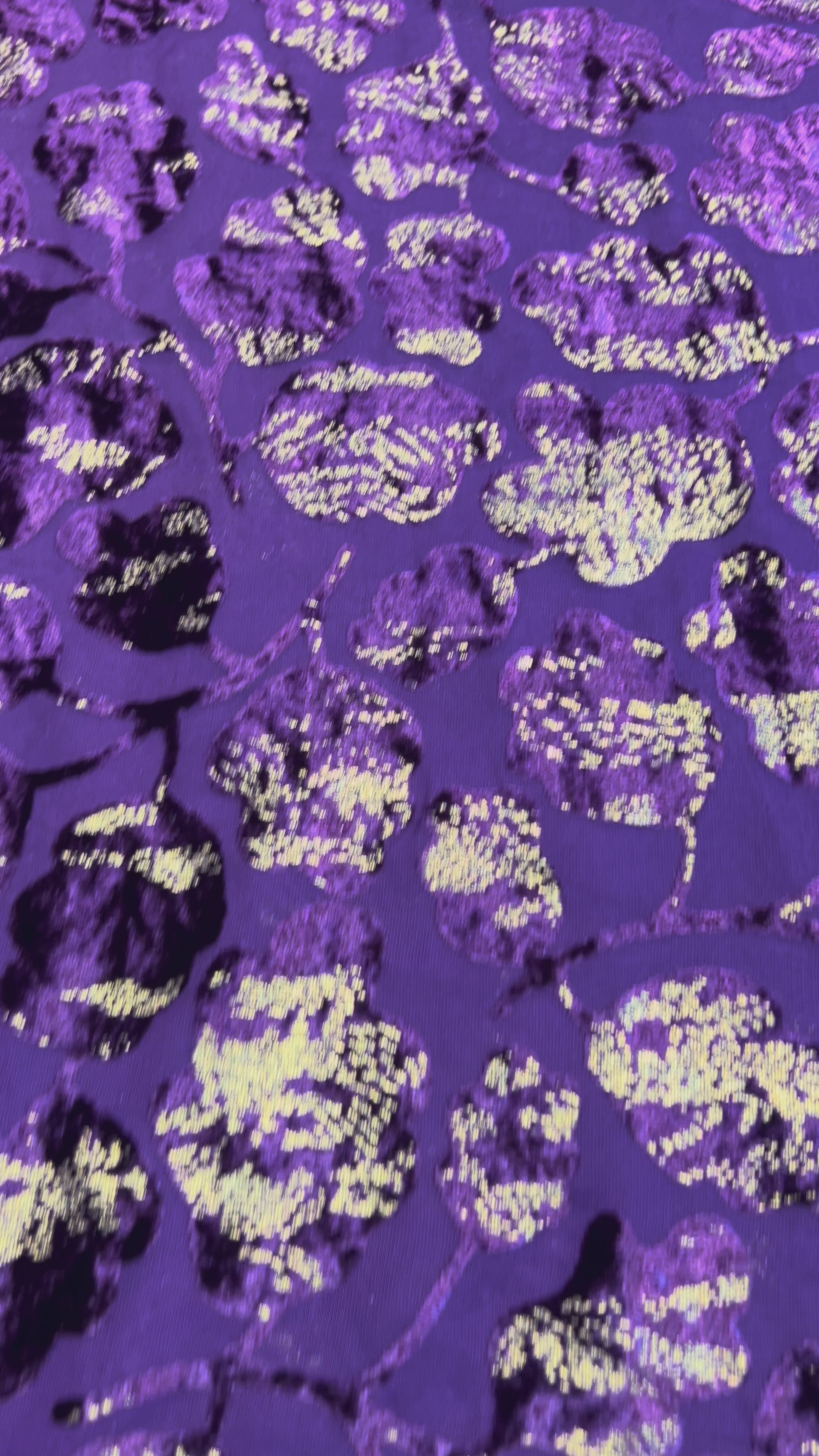 Amethyst foil burnout