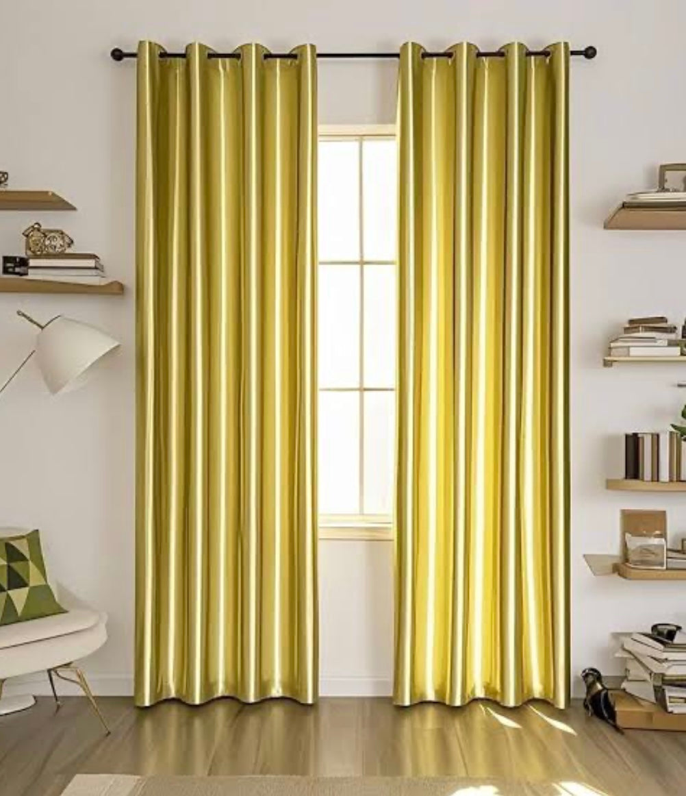 Yellow Curtains Set of 2